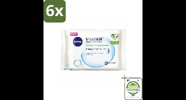 NIVEA - Reinigingsdoekjes - 3-in-1 Micellaire Doekjes - Verwijdert Waterbestendige Make-up - 25 Doekjes - Voordeelverpakking - 6 stuks - NIVEA reinigingsdoekjes - Micellair doekjes