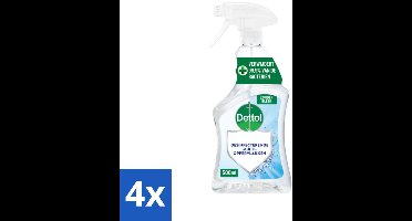 Dettol - Allesreiniger Spray - Krachtige Hygiëne - Zonder Bleek - 500 ml - Voordeelverpakking - 4 stuks