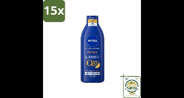 15 x Nivea - Q10 - Verstevigende Bodylotion - Vitamine C - 48 uur Hydratatie - Voor Droge Huid - 400 ml - Grootverpakking - NIVEA Q10 Bodylotion - Droge Huid Verzorging - Hydratatie - Huidverzorging - Collagen Boost