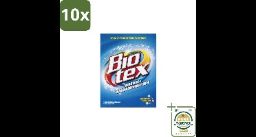 10 x Biotex – Waspoeder - Voorwas & Vlekverwijderaar – Actieve biologische enzymen – 720 g - Grootverpakking - Waspoeder Voorwas - Vlekverwijderaar - Enzymatische Was - Biologisch Waspoeder - Vlekverwijdering