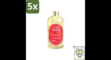 5 x Treaclemoon – Bad- & Douchegel – Rouge Love Story – 500 ml - Grootverpakking - Bad En Douchegel - Geur - Bad En Douchegel - Geur - Bad En Douchegel