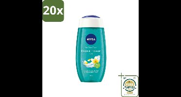 20 x NIVEA - Douchegel - Hawaii Bloem & Olie - Verzorgend & Verfrissend - 250 ml - Grootverpakking - Douchegel Hawaiibloem - Huid Verzorging - Huid Hydriatatie - Zijdezacht Schuim - Huidgevoel