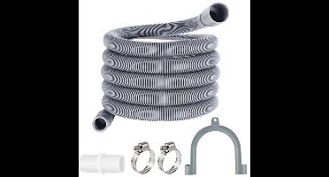 Universele Afvoerslang voor Wasmachines en Vaatwassers 3m x 20mm - Verlengset