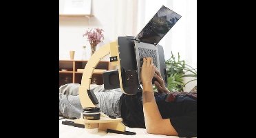 Laptopbureau voor bed en bank - Verstelbaar en opvouwbaar ontwerp voor laptops