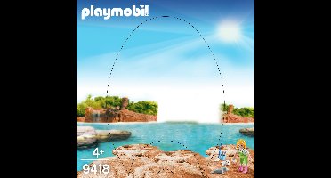 PLAYMOBIL Dierenverzorgster met zeehondenpup - 9418
