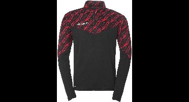 Uhlsport Trainingsjacke Progressive 28 1/4 Zip Top 1002275 Schwarz/Rot-L