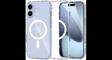 Tech-Protect Flexair Magsafe Hoesje Voor Iphone 17 Transparant Glitter