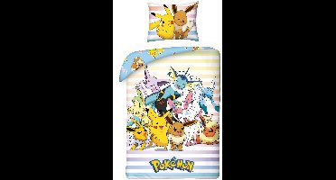 Pokémon Dekbedovertrek Catch 'Em All 140 x 200 cm - polyester