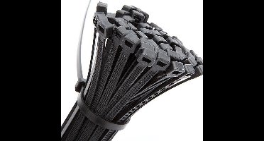 Tyrap Kabelbinders ZWART - 100 stuks - 450 x 4,8mm