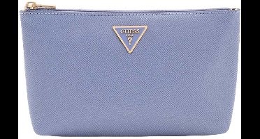 GUESS accessoiretas Laurel II Wristlet Pouch Grey Blue blauwgrijs