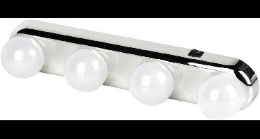 Vilde - Spiegelverlichting 4 LED - Zuignap - Batterijgevoed