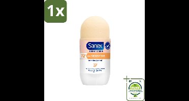 1 x Sanex – Deodorant Roller – Dermo Sensitive – 53 ml - Gevoelige Huid - Anti-transpirant - Zweet - Geur - Okselhuid
