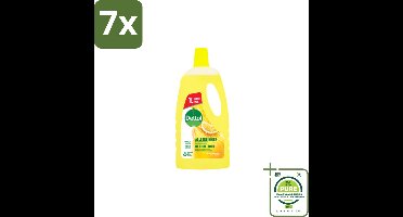 7 x Dettol - Allesreiniger - Citroen - Hygiënisch Schoon - 1 liter - Grootverpakking - Allesreiniger - Schoonmaakmiddel - Citrusgeur - Hygiënisch Schoon - Keukenreiniger