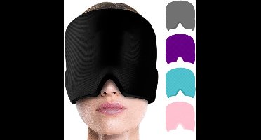 Migraine Muts - Masker - Dubbele laag - Migraine Masker - Oogkussen - Hoofdpijn - Warmte & Koude Therapie - Slaapmasker - Hot Cold Pack - blauw
