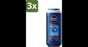NIVEA MEN - Douchegel - Total Relax - 250 ml - Bulkverpakking - 3 stuks