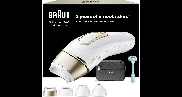 Braun Silk·expert Pro 5 - IPL ontharingsapparaat - PL5431 - Haarverwijdering Voor Thuis - 4 Opzetstukken