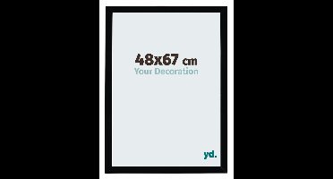 Your Decoration - Fotolijst 48x67 cm - MDF - Zwart Hoogglans - Mura