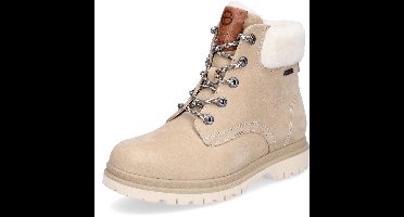 Tamaris dames veterlaars beige