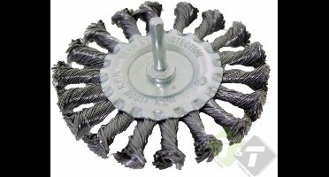 getordeerde rondborstel voor staal - 100mm staal bortel - borstelschijf - staalborstelschijf