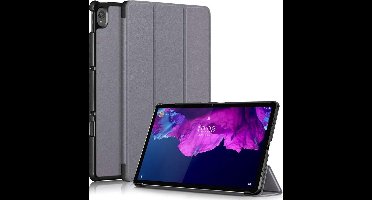 Just in Case tablet Hoes geschikt voor Lenovo Tab P11 / Tab P11 (5G) / Tab P11 Plus - TriFold Bookcase - Grijs
