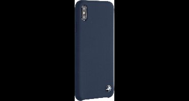 Navy hoesje BMW - Backcover - iPhone XS Max - Silicone - Hard Case