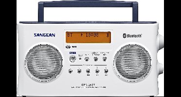 Sangean-DPR-26BT -Draagbare radio met Bluetooth en DAB+ - Wit