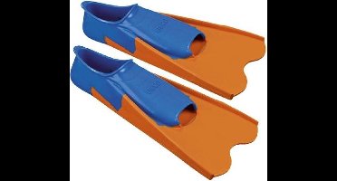 BECO Zwemvliezen Kort - Junior - Blauw/oranje - Maat 36/37