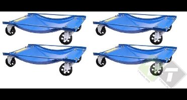 Wieldollieschalen 450 KG - Automover - movers - Auto mover - wiel dolley - dolly Set 4 stuks