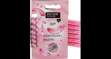 96x Sence Wegwerpscheermesjes 6 stuks