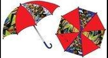 Teenage Mutant Ninja Turtles paraplu - rood - Ninja Turtles kinderparaplu - 65 cm.