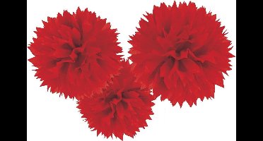 RIETHMULLER - Set rode bloem decoraties