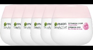 Garnier SkinActive BotanischGarnier SkinActive Botanische dagcrème met Rozenwater - Droge en Gevoelige Huid - 6 x 50ml - Voordeelverpakking