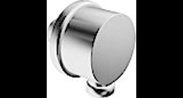 Hansa Hansaviva wandaansluitbocht 1/2 met beveiling tegen terugstromen chroom