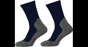 Wandelsokken - 6-Pack - Marine - Maat 42-45 - Hiking Sokken Met Coolmax Voor Koele Voeten - Sokken - Heren / Dames - X-Treme