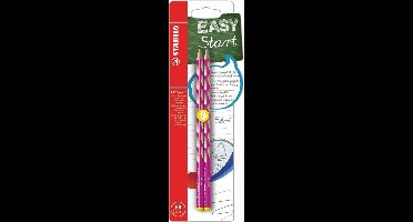 STABILO EASYgraph S HB roze L 2 stuks