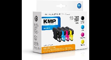 KMP B78V inktcartridge 4 stuk(s) Compatibel Zwart, Cyaan, Magenta, Geel