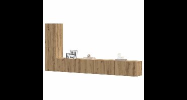 TV Meubel – TV Kast – TV Meubelset – Wandmeubel – Opbergkast – Massief Eikenhout – Wandmontage – Ruimtebesparend Design