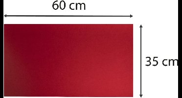 Exacompta 16x Onderlegger soepele PU tweekleurig 35x60cm - Geassorteerd - 29120E