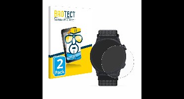 BROTECT - Screenprotector voor Coros Pace 2 - Folie Beschermfolie transparant 2 Stuks