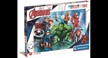 Clementoni - Puzzel - 180 Stukjes - Marvel Avengers Supercolor - Vanaf 7 Jaar