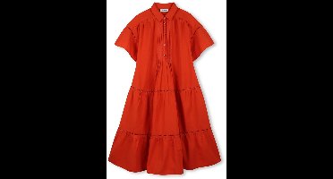 Zadig & Voltaire X60552 Korte Mouw Jurk Oranje 8 Years Meisje
