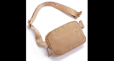 Heuptas - A-lichtbruin - Sportmode - Verstelbare riem