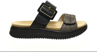 Zwarte Slippers Instapper Remonte maat 41