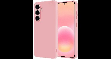 Hoesje - Geschikt voor Samsung Galaxy A57 - Sterk & Shockproof - Hoes Cover - Siliconen Case - Lichtroze