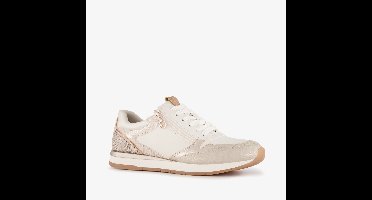 Tamaris sneakers dames wit beige - Maat 42
