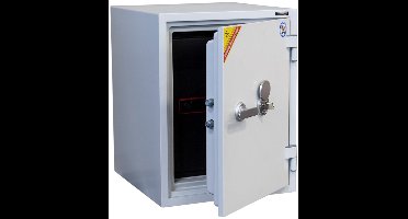 Technomax TECHNOFIRE 530 SDBK K - Brandkast - Brandwerend - Lichtgrijs - 60 minuten brandbescherming - Dubbel vergrendelingssysteem