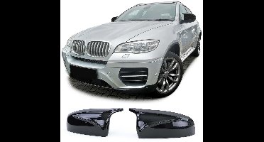 Spiegelkappen Voor BMW X5 E70 X6 E71 M Look glans zwart