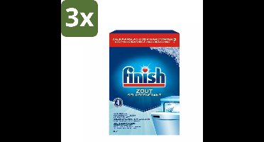 Finish Vaatwasmachine Zout 4 kg - Bulkverpakking - 3 stuks