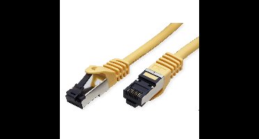 VALUE S/FTP (PiMF-) patchkabel Cat.8 (Klasse I), LSOH, soepele kabel, geel, 3 m