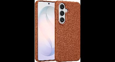 Accezz Hoesje - Geschikt voor Samsung Galaxy S26 - met Magnetische Ring Leather Backcover - Coffee Brown